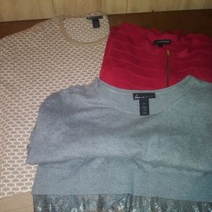 3 pc Lane Bryant sweaters